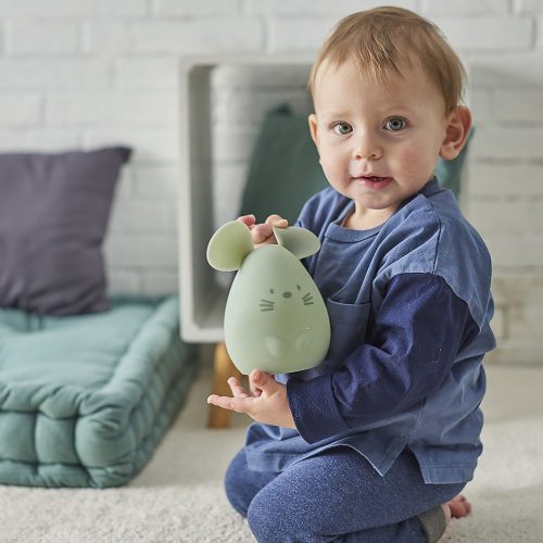 Nattou éjjeli fény szilikon 11cm - Egér