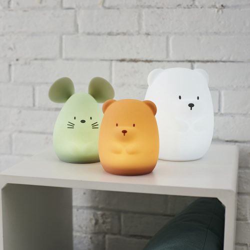 Nattou éjjeli fény szilikon 11cm - Egér