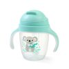 BabyOno itatópohár szívószállal füllel 240ml menta 1464/03