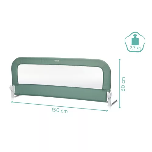 Fillikid leesésgátló boxspring-ágyra is Lara 150x60cm - menta 289-60-14 