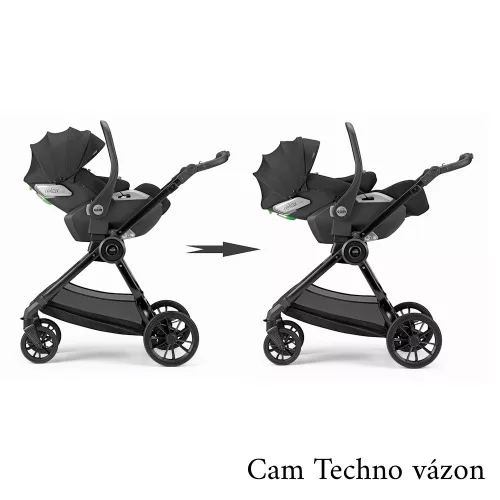 CAM hordozó Relax I-Size 40-87cm Modus és Techno Babila babakocsikra 179 fekete