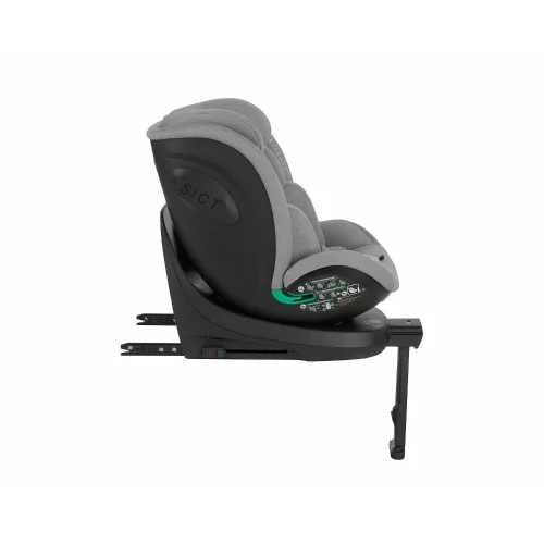 Kikkaboo i-Twist, i-Size gyerekülés, 40-150cm - világosszürke