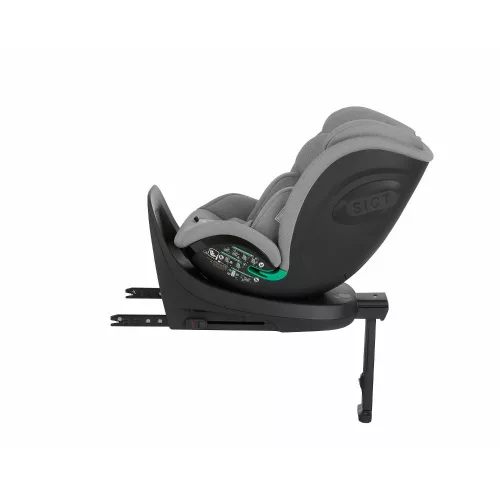 Kikkaboo i-Twist, i-Size gyerekülés, 40-150cm - világosszürke