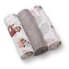 BabyOno textilpelenka színes 3db - szürke 348/10