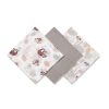BabyOno textilpelenka színes 3db - szürke 348/10