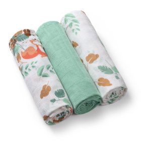 BabyOno textilpelenka színes 3db - zöld 348/12