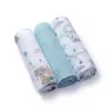 BabyOno bambusz textilpelenka színes 3db - világoskék 397/12