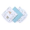 BabyOno bambusz textilpelenka színes 3db - világoskék 397/12