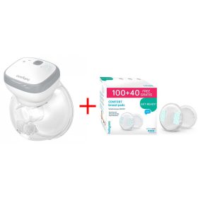   BabyOno Mellszívó Shelly elektromos, viselhető, 100 plusz 40 db melltartóbetéttel, 1000-296/140