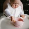 BabyOno tálka szilikon tapadó aljú - rózsaszín 1481/02
