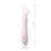 BabyOno Etetőkanál, szilikon, flexibilis, rózsaszín, 785/03