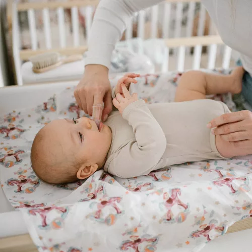 BabyOno Fogkefe és ínymasszírozó babáknak, átlátszó, 2 db, 1545