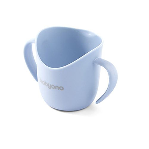 BabyOno tanulópohár ergonómikus 6hó - pasztell kék 1463/08