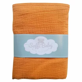 Soffi Baby takaró muszlin dupla 70x90cm - mustár