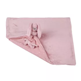   Nattou szunditakaró plüss foszforeszkáló Lapidou - Nyúl sötétpink