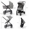 Kinderkraft babakocsi többfunkciós NEWLY 3in1 MINK PRO szürke