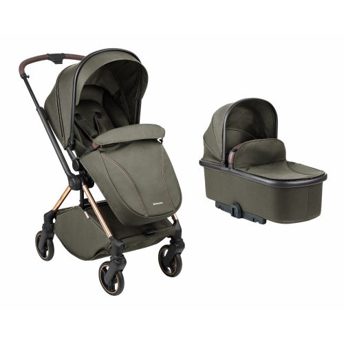 Kikkaboo Lanah, 2in1 babakocsi, átfordítható tolókarral - army green