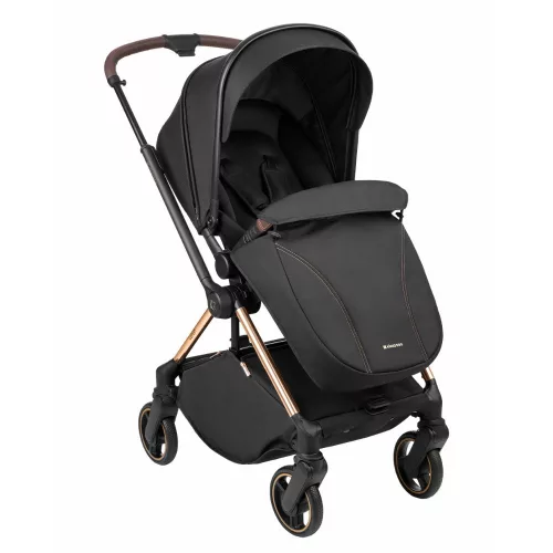 Kikkaboo Lanah, 2in1 babakocsi, átfordítható tolókarral - fekete