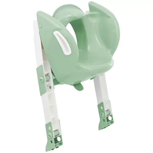 Thermobaby wc szűkítő lépcsős Kiddy Loo - Celadon zöld