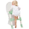 Thermobaby wc szűkítő lépcsős Kiddy Loo - Celadon zöld
