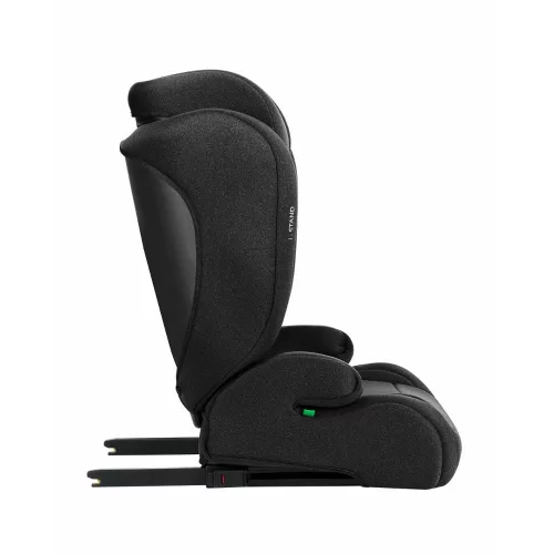 Kikkaboo i-Stand, i-Size, Isofix gyerekülés, 100-150cm - fekete