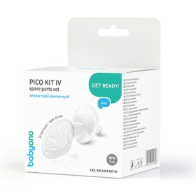   BabyOno Mellszívó alkatrész, 21mm tölcsér és szilikon betét, Pico, 1485 KIT IV.