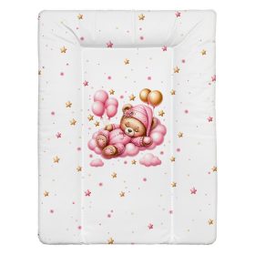   Color pelenkázólap puha kicsi 70x50cm - Maci lány rózsaszín