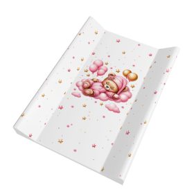   Color pelenkázólap puha 2 oldalú 70x50cm - Maci lány rózsaszín