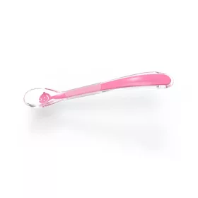   BabyOno Babamosoly etetőkanál puha szilikon - rózsaszín 1460/02