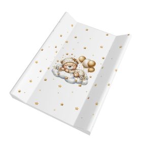 Color pelenkázólap puha 2 oldalú 70x50cm - Maci uni bézs