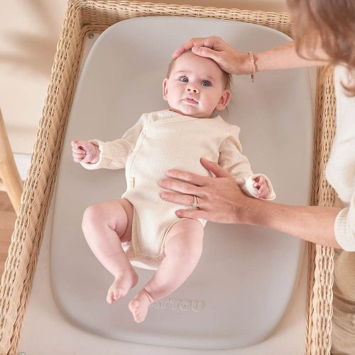 Nattou pelenkázólap Softy 70x50cm - clay