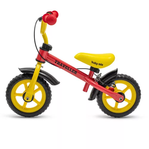 Baby Mix Traveller futóbicikli fékkel - piros