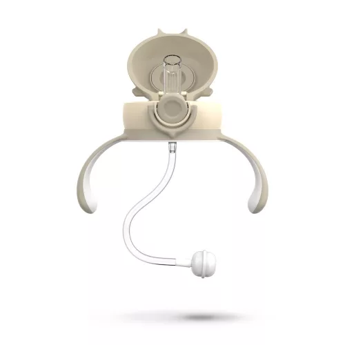 Neno szívószálas itatópohár MIO2 280ml - barna