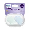Philips AVENT Játszócumi Ultra Start 0-2hó fiús 2db - neutral