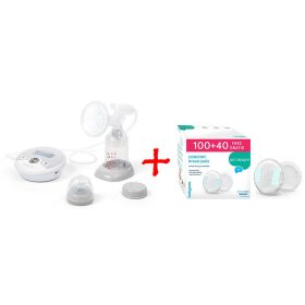   BabyOno mellszívó Nurse Pro elektromos, kétfázisú - 100 plusz 40db melltartóbetéttel 1483 - 296/140