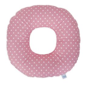   Ceba szülés utáni ülőpárna - Fánk pöttyös fehér-málna