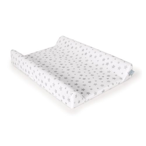 Ceba pelenkázólap huzat pamut (50x70-80) 2db/csomag - világosszürke szürke csillagos