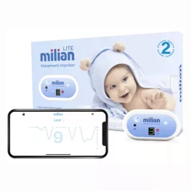 Milian légzésfigyelő Lite Bluetooth 2db érzékelőlappal