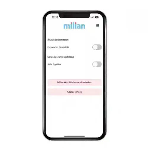 Milian légzésfigyelő Lite Bluetooth 2db érzékelőlappal