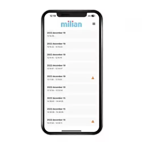 Milian légzésfigyelő Lite Bluetooth 2db érzékelőlappal