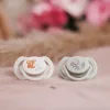 BabyOno Játszócumi szimmetrikus szilikon dupla So Cute 6-18 hó 1669/02