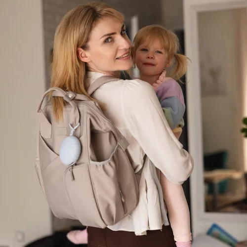 BabyOno Cumitartó tok 2 cuminak szilikon cipzárral - kék 1569/01