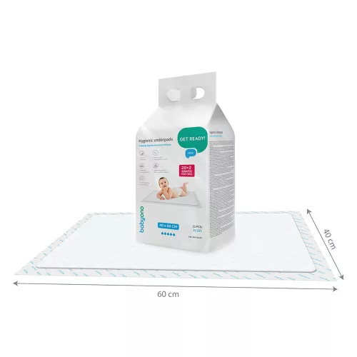 BabyOno Pelenkázó alátét 20 plusz 2 db 40x60cm 513/22