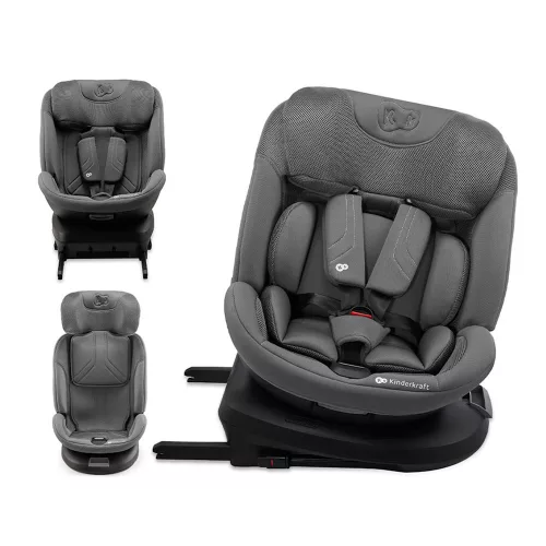 Kinderkraft gyerekülés Xpedition 3 i-Size 360 fok Isofix 40-150cm szürke