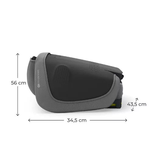 Kinderkraft gyerekülés Unity 2 i-Size Isofix 100-150cm szürke