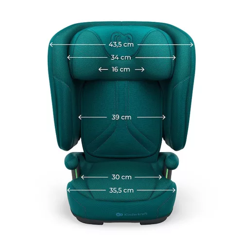 Kinderkraft gyerekülés Unity 2 i-Size Isofix 100-150cm zöld