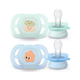   Philips AVENT Játszócumi Ultra Start 0-2hó fiús 2db - mintás