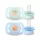 Philips AVENT Játszócumi Ultra Start 0-2hó fiús 2db - mintás