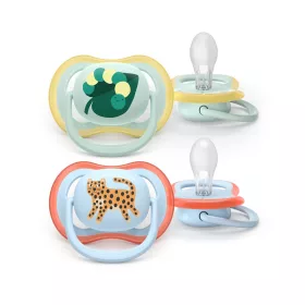   Philips AVENT Játszócumi Ultra Air 0-6hó fiús 2db - leopárd 