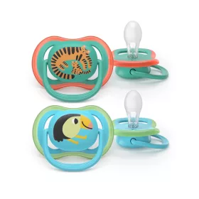  Philips AVENT Játszócumi Ultra Air 6-18hó fiús 2db - tigris